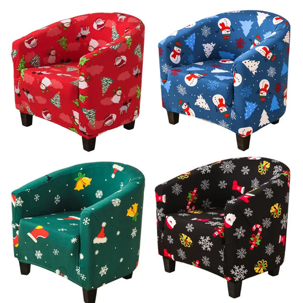 Housse de fauteuil cabriolet de Noël imprimée