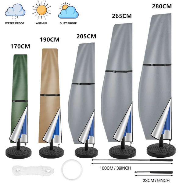 Housse de parasol imperméable anti UV et poussière