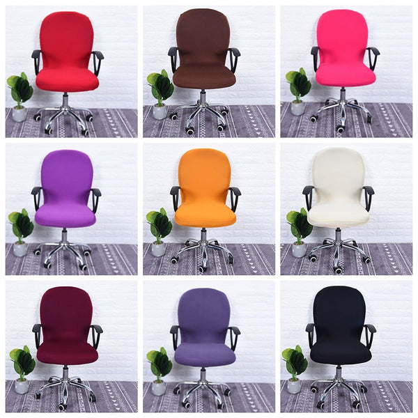 Housse chaise bureau extensible d'ordinateur colorée série Assidue
