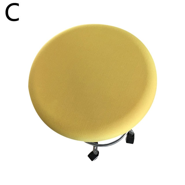 WELTS Housses De Tabouret Rond 30/40cm Vert,Luxueux Housse De Siège De  Tabouret De Bar Extensible Couvre De Chaise Ronde Housse Tabouret Pivotant  De Bar Rond Lavable (Color : C, Size : 6PCS) 