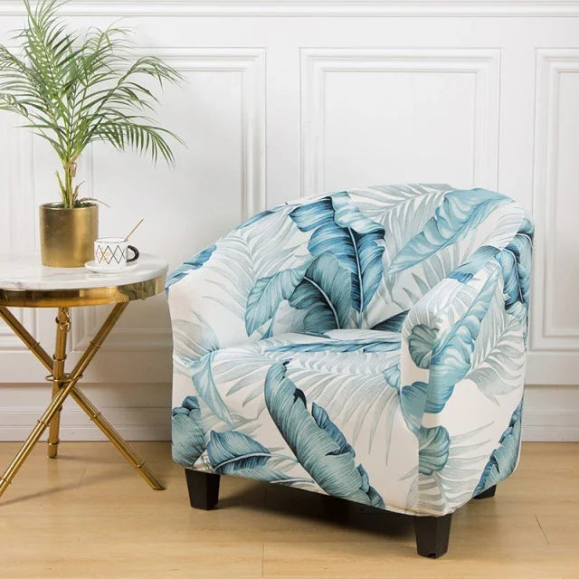 Morbuy Housse de Fauteuil Cabriolet Chesterfield Extensible Housse de Fauteuil Club Chair Revêtement de Chaise Lavable, Protection de Meubles pour Le Salon (Einheitsgröße,Feuille de Monstère Morbuy Housse de Fauteuil Cabriolet Chesterfield Extensible Housse de Fauteuil Club Chair Revêtement de Chaise Lavable, Protection de Meubles pour Le Salon (Einheitsgröße,Feuille de Monstère