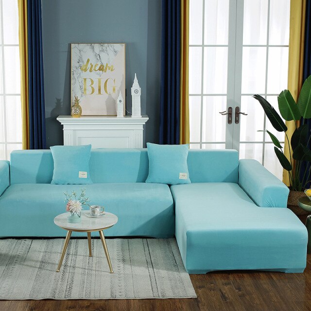 Acheter Housse de canapé d'angle avec jupe, extensible et respirante, pour  la maison, le salon, le jardin, protection de meubles